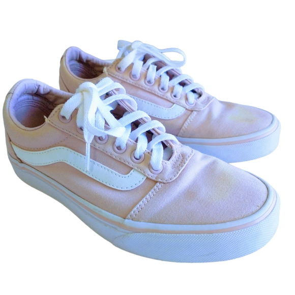 Vans Old Skool Pale Pink Women's Shoes - Picture 2 of 12